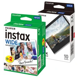 New 10/20/40 Sheets Fujifilm Instax Wide Film Instant White Edge For Fuji Wide Camera 100 200 210 300 500AF Lomography Wide Link