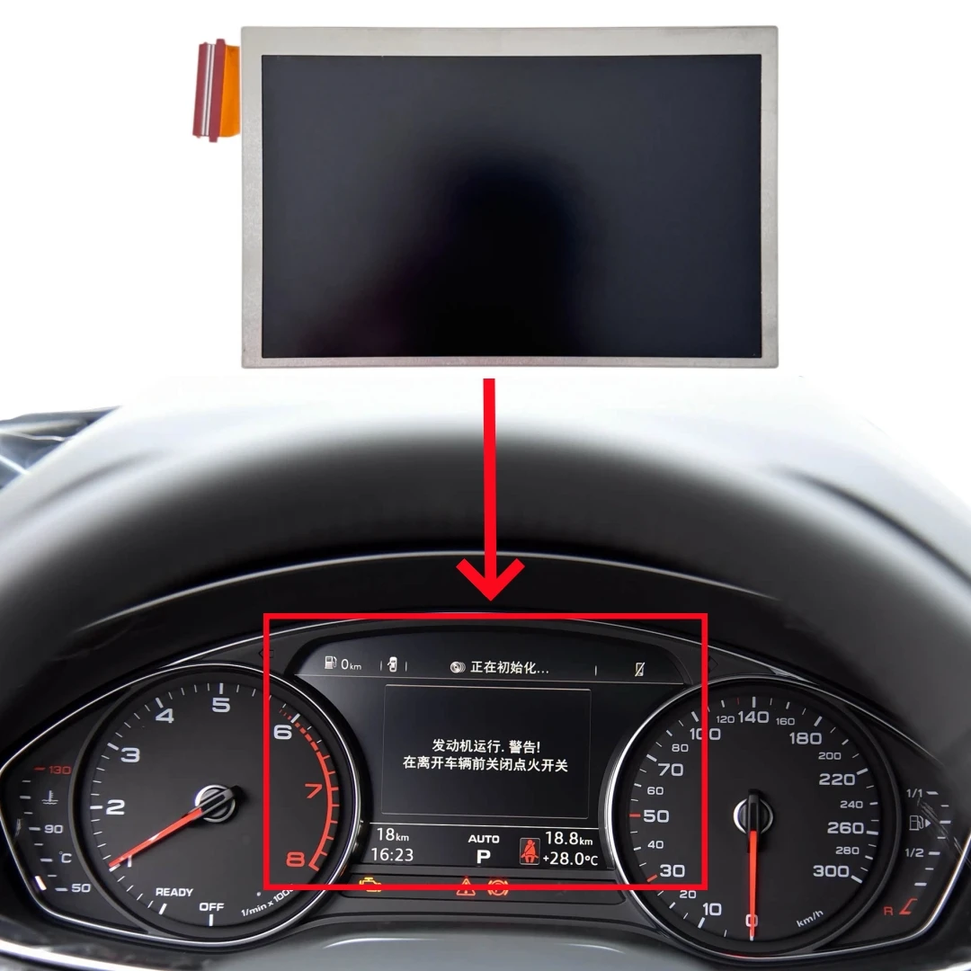 LCD Display Screen for 2018-2020 Audi Q5 SQ5 Instrument Cluster Speedometer 80A920770 OEM