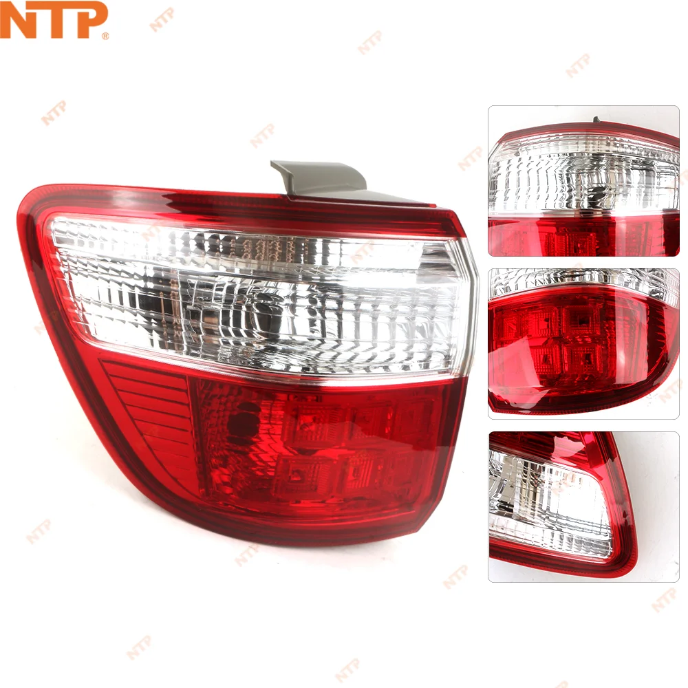 For Toyota Fortuner 2009-2011 Tail Light Assembly Complete Set Left+Right Rear Brake Turn Signal Stop Lamp SUV