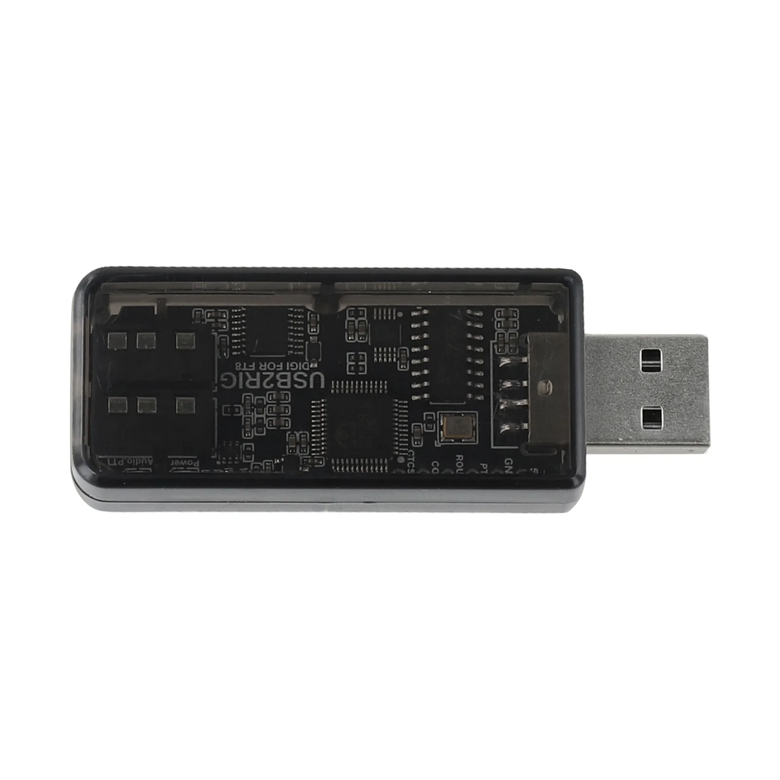 

USB-адаптер звуковой карты для любительского радио от ForAUDIO2RIG со встроенным управлением PTT, совместимый с множеством радиобрендов