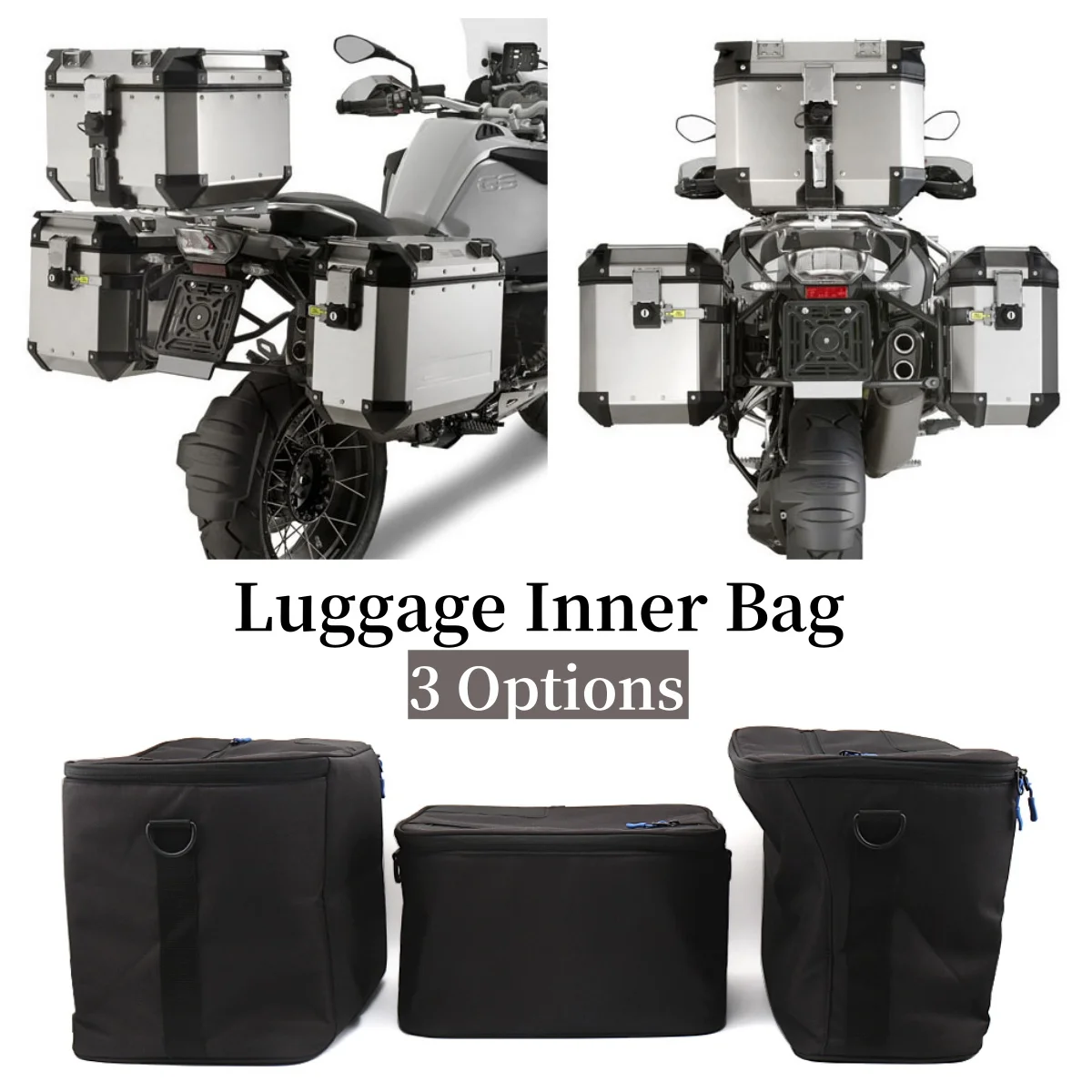 

Motorcycle Nylon Luggage Bags Trunk Inner Bags Side Box Top Case Lining Pack For BMW R1250GS R1200GS ADV F800GS F850GS F750GS