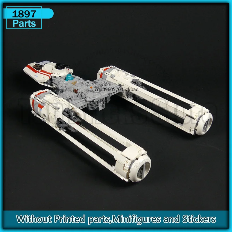 Movie Wing Starfighter UCS MOC Building Block Y Modello Mattoni Collezione di tecnologia Assemblaggio fai da te Display Giocattoli creativi Regali di Natale
