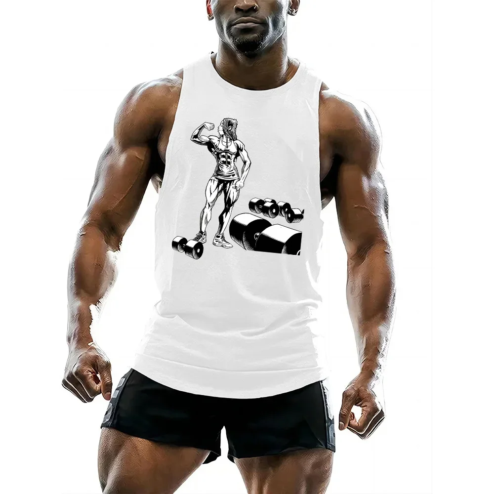 Mens Fitness Sleeveless Comfort Tank Top Mens Sports Shirt Breathable, Fast Drying,Comfortable Fitness Tank Top3DPrinted Top2026