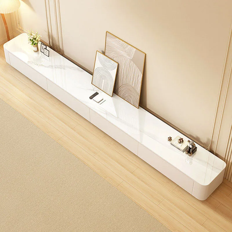 Luxury White Tv Stands Living Room Mobile Modern Display Drawers Designer Tv Table Universal Muebles Chinese Style Furniture