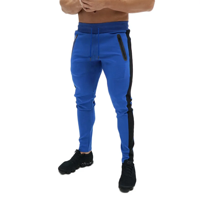 new Casual Pants Men Fitness Sportswear Tracksuit Bottoms Skinny Sweatpants Cotton Trousers Gyms Jogger Track Pants Mens Joggers