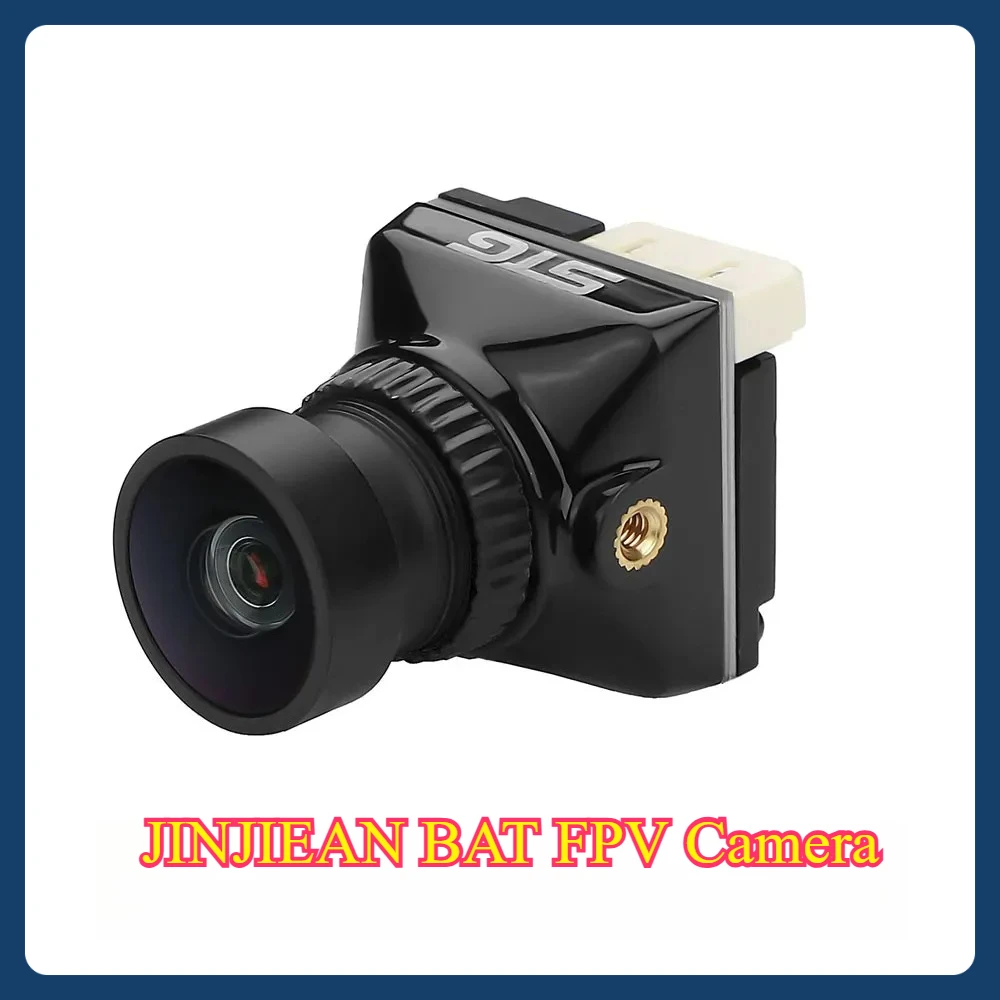 

JINJIEAN BAT 1800TVL FPV камера ночного видения с объективом 2,1 мм, датчик 1/2,8 D-WDR NTSC/PAL, переключаемая для RC FPV Racing Drone