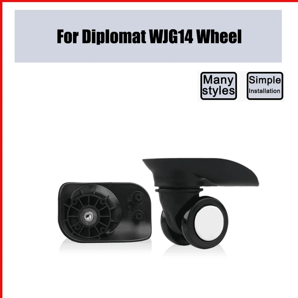 

For Diplomat WJG14 Trolley Case Wheel Pulley Sliding Universal Luggage Wheel Silent Smooth Wear-resistant Accessories Casters