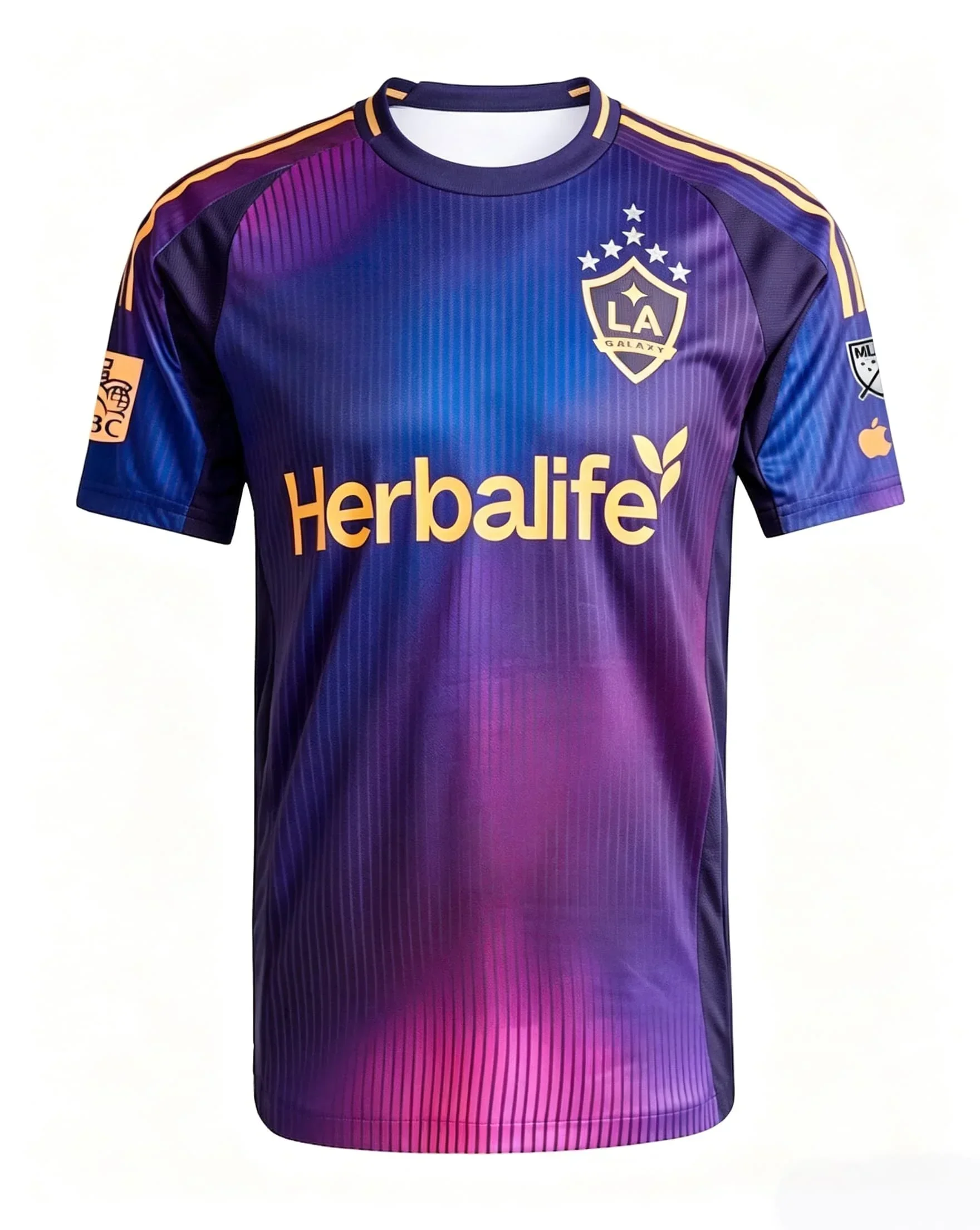 2026 Neues Galaxy Fußballtrikot für Herren, Kurzarm, MLS Los Angeles Galaxy Heim- und Auswärtstrikot, Sport-Fan-Trainings-Moto – Detail 3