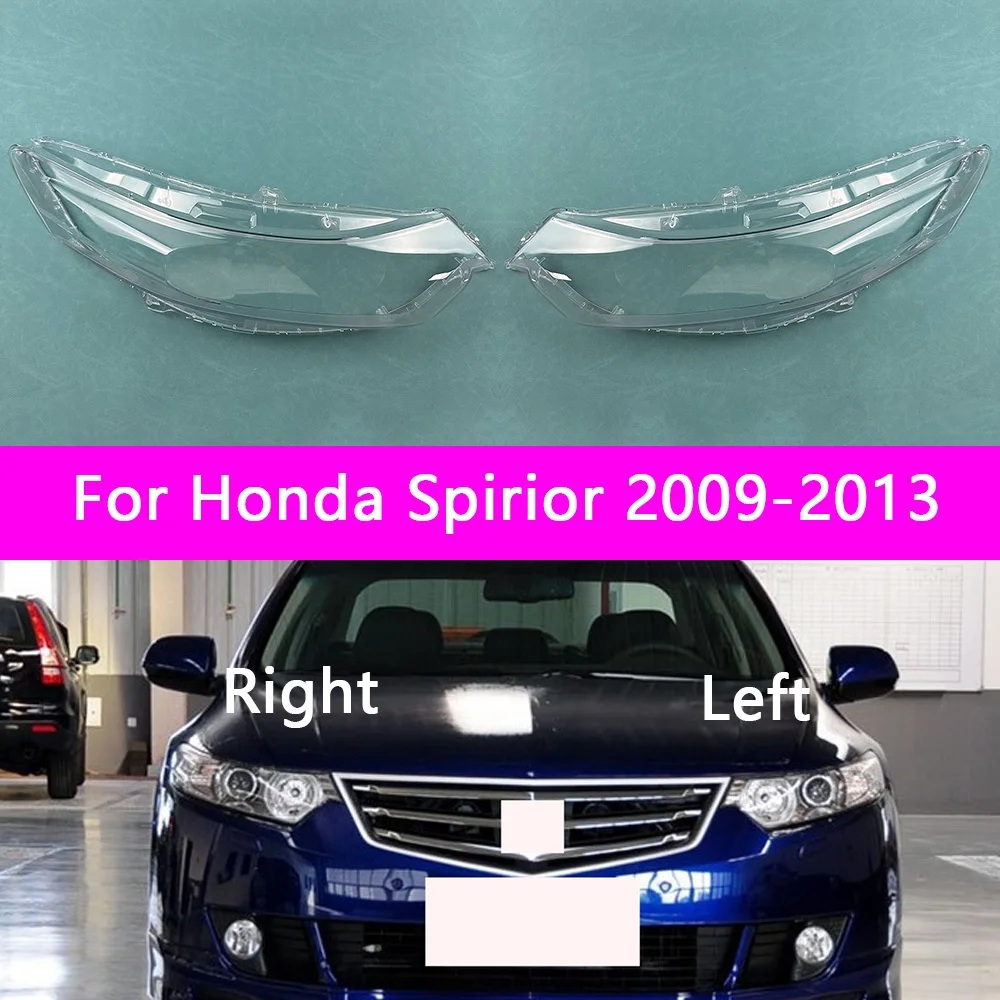 

For Honda Spirior 2009-2013 Headlight Shell Transparent Headlamp Lens Cover Plexiglass Replace Original Lampshade