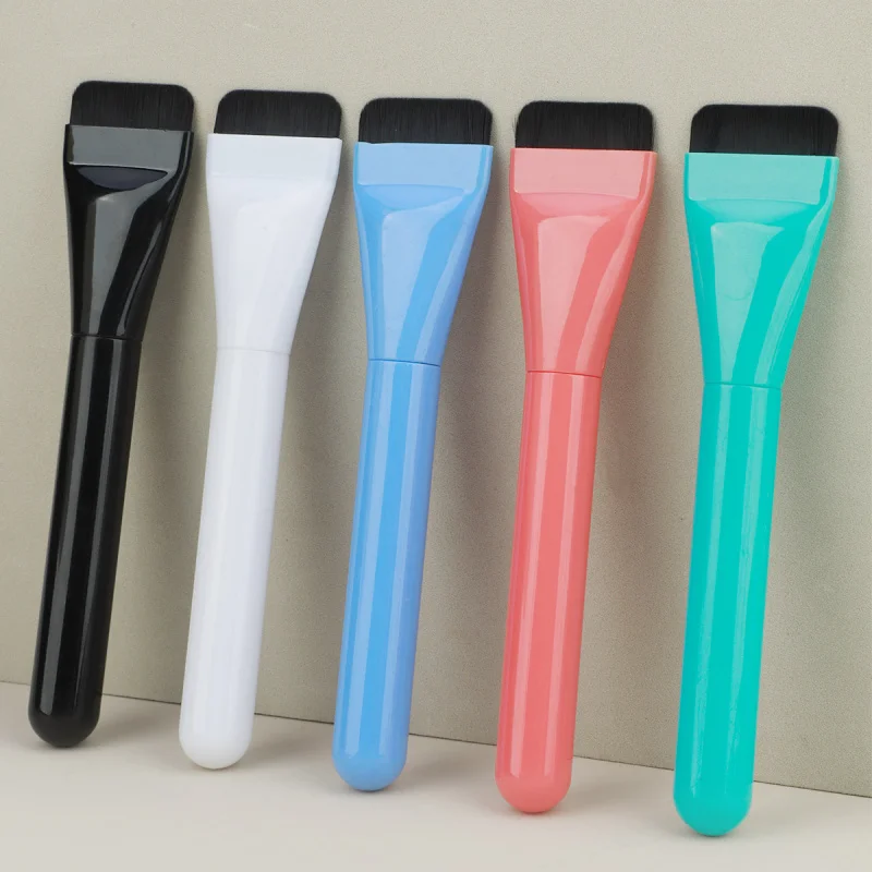 

Ultra-Thin One-Word Powder Foundation Brush Flathead Smear-Proof Makeup Seamless Base Makeup Treatment Brush Multifunctional Bea