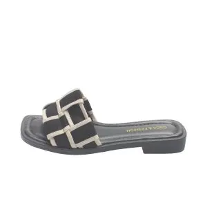 Small Fragrant Wind Slippers Female Summer Wear A High-grade French Flat Non-slip Fashion Sandals image 6