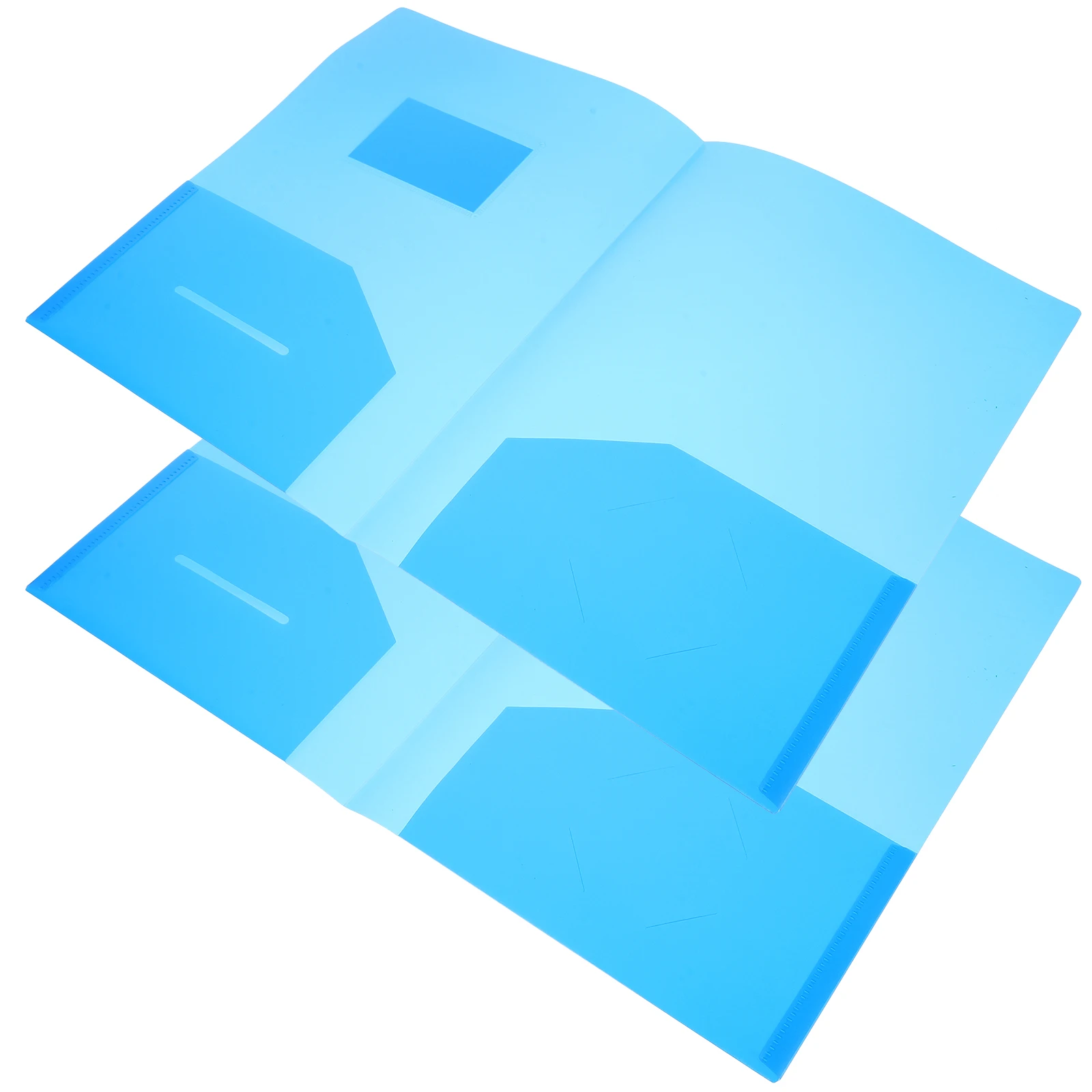 

2pcs Business Organizers Plastic Double Slots Design Pp Paper Materials Storage Supply Files Organizer Supply Report