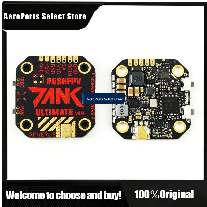 APartsRUSH TANK Ultimate MINI 5.8GHz 48CH RaceBand 0/25/200/500/800mW Switchable 20x20 Stackable FPV Transmitter VTX For Drone P