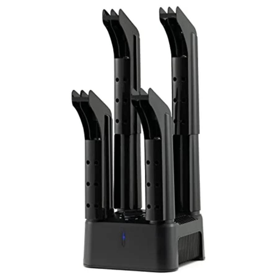 

S AFSTAR Electric Shoe Dryer with 4 Tubes and Heat Blower for Rapid Drying of Boots Shoes and Gloves Features 180-Minute Timer