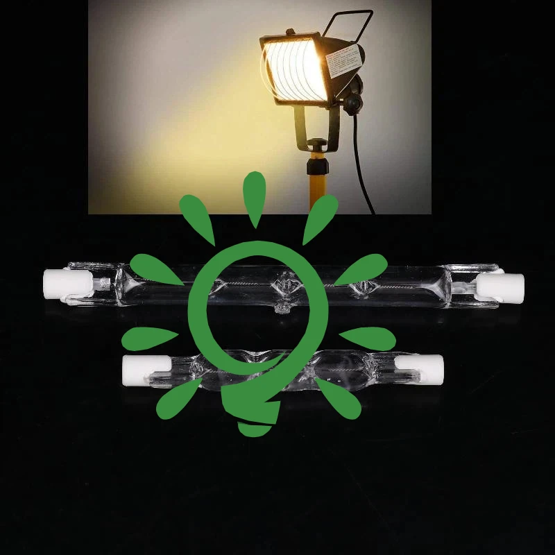 1Pcs J Type R7S 360° Beam Angle Linear Halogen Bulb For Ceiling/Cabinet/Desk/Construction Lights