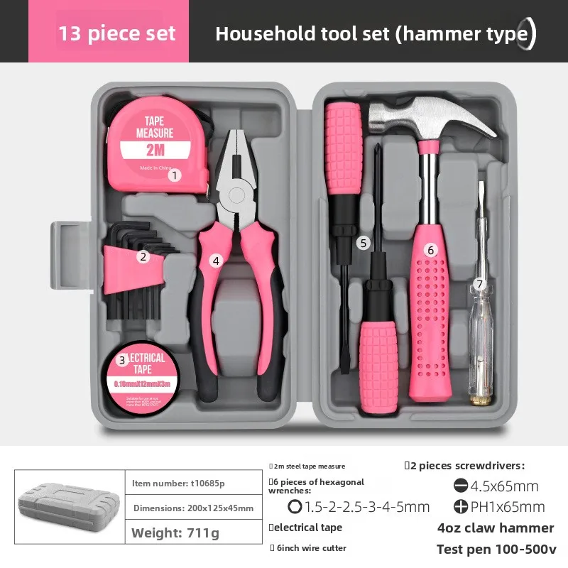 kit-de-herramientas-manuales-compactas-amarillas-de-alta-calidad-24-piezas-con-cortador-de-alambre-juego-de-herramientas-portatiles-para-reparaciones-y-mantenimiento-en-el-hogar-y-la-oficina