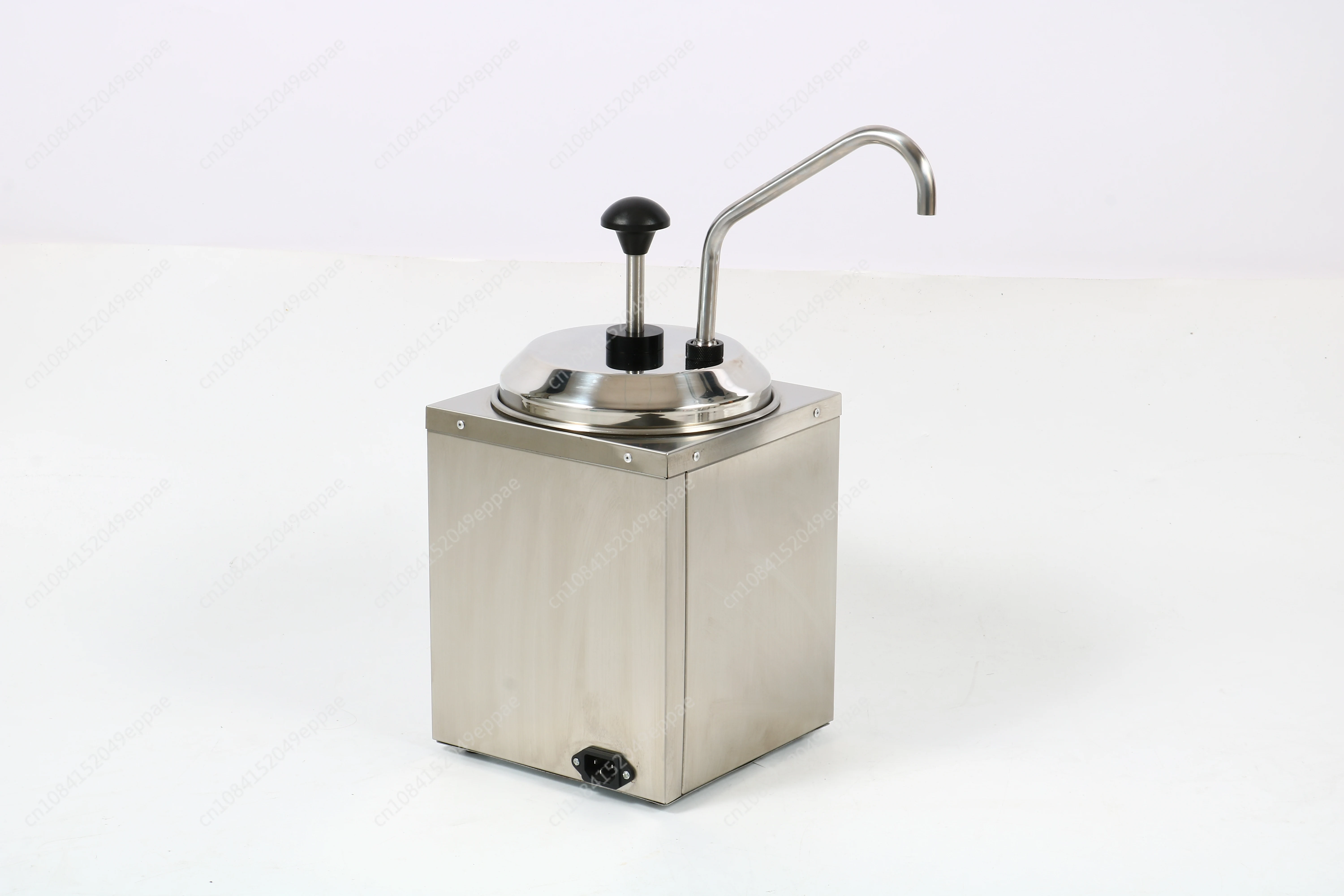 Electric Cheese Dispenser Square Stainless Steel 110V 220V Sauce Pump Cheese Insulation Heating Dispenser 2.5L Capacity