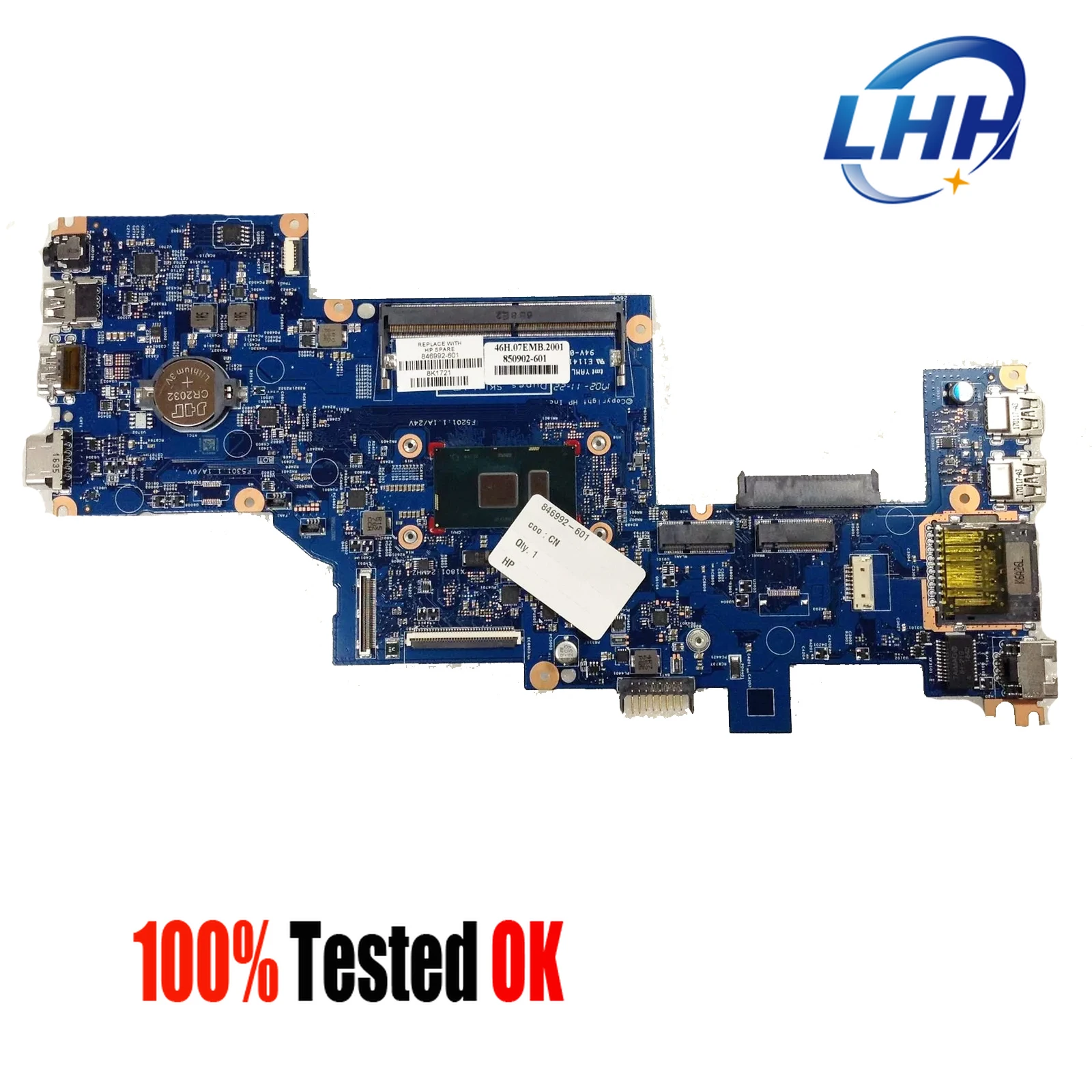 

846992-601 Mainboard for HP ProBook 11 G2 ProBook 11 EE G2 15249-2 Laptop Motherboard Celeron 3855U CPU UMA