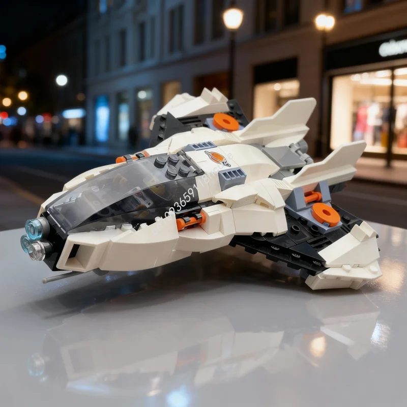 415pcs MOC Nova Skipper City Mars Exploration Model Building Blocks Architecture Christmas Gifts Toys Idea Education Brick Kids