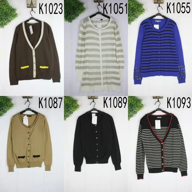 เสื้อคาร์ดิแกนผู้หญิงแบบบางเปิดไหล่ สไตล์เกาหลี หวาน น่ารัก แขนยาว ทรงตรง ความยาวปกติ