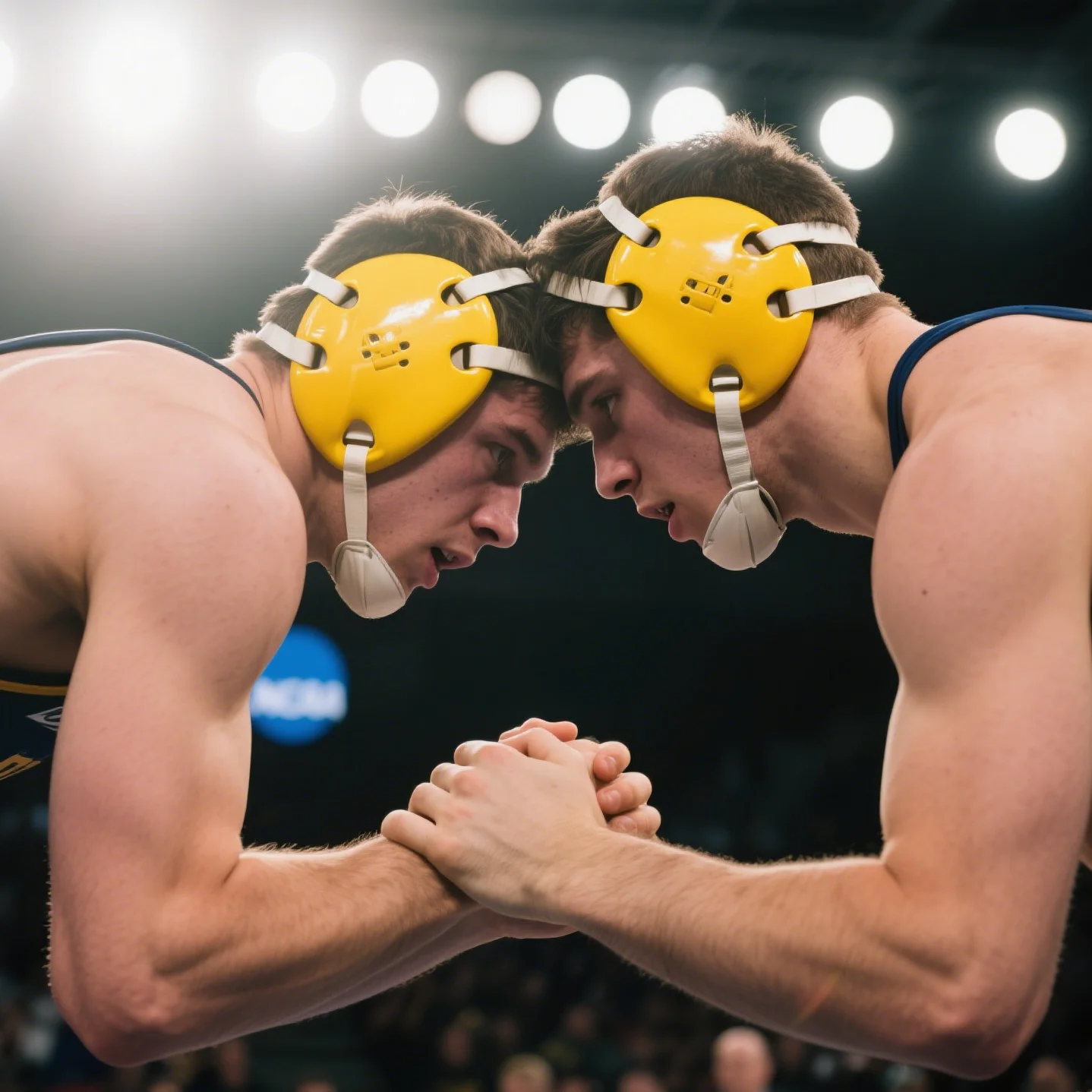 Couvre-chef de lutte avec mentonnière multicolore (adulte et jeunesse) Six trous