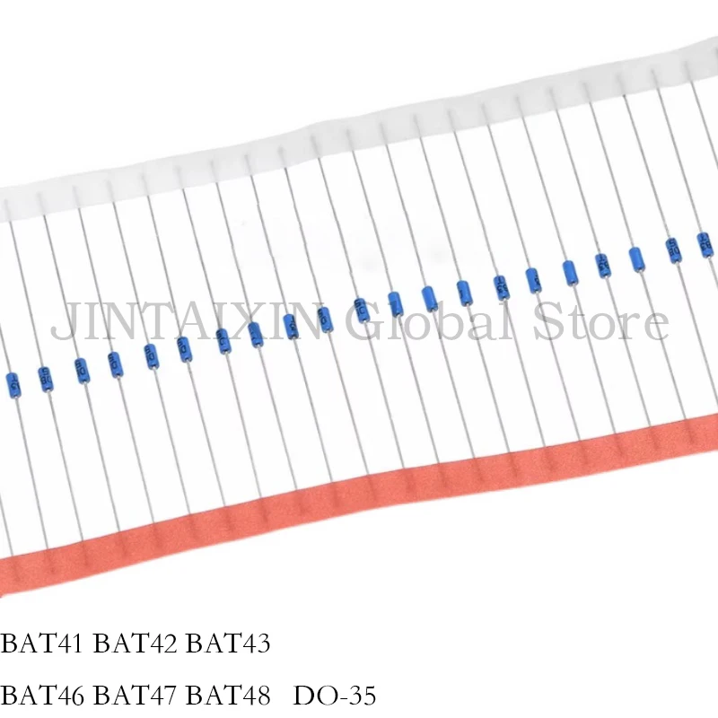 20PCS BAT41 BAT42 BAT43 BAT46 BAT47 BAT48 BAT DO-35 Schottky diode NEW STOCK