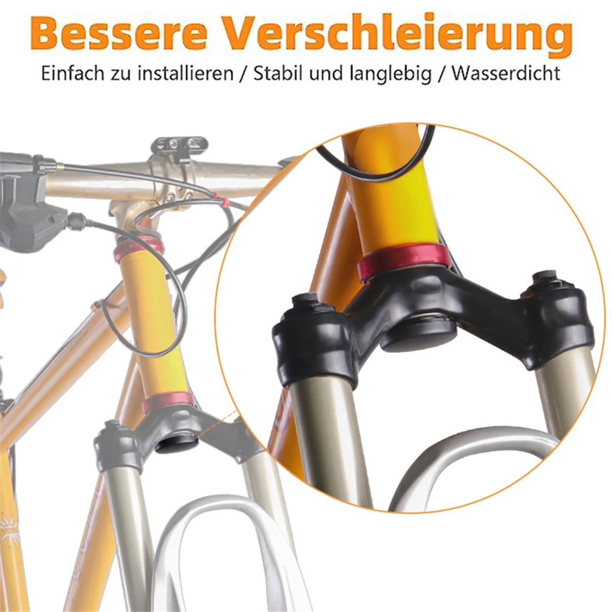 ABGN противоугонное крепление для велосипеда, передняя вилка для велосипеда, кронштейн для нижней трубки для чехла, водонепроницаемый держатель для велосипедного трекера, чехол