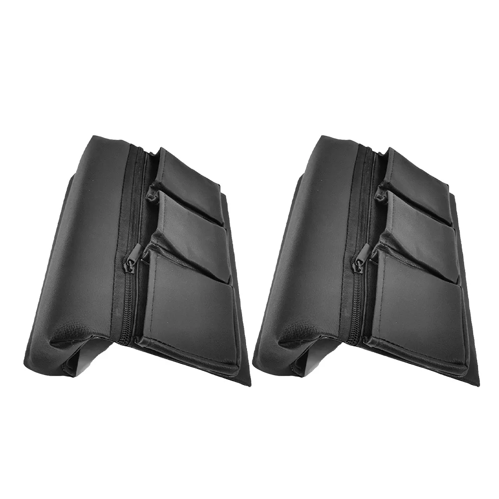 

2Pcs Car Door Armrest Support Pad Multifunctional Storage Box for Suv and Cars Black Car Door Side Storage Pocket