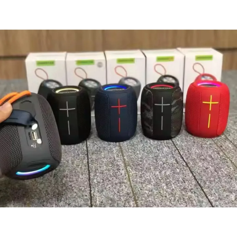 HOPESTAR-P22 مكبر صوت بلوتوث لاسلكي محمول بطاقة هدايا إبداعية مضخم صوت USB مكبر صوت مقاوم للماء