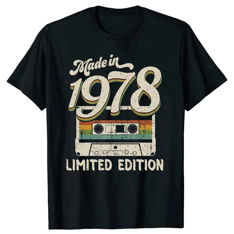 

Vintage Casual Basic T-Shirts, Made in 1978, Limited Edition, All Original Pieces Aged to Perfection, Fashion Clothing