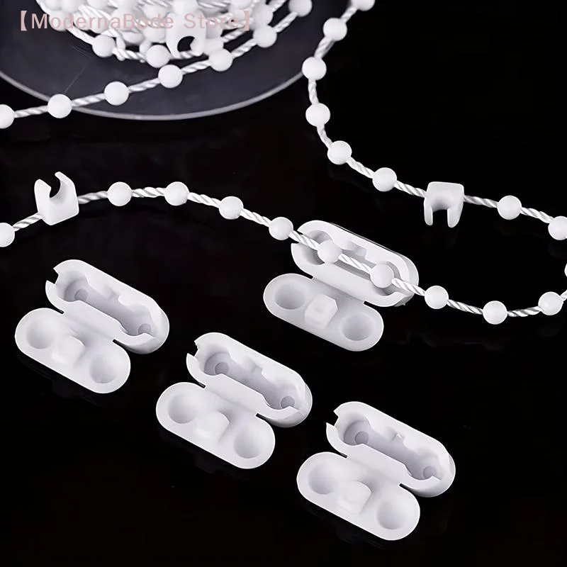 【M】10/20pcs Roller Blinds Pull Cord Connector & Curtain Chain Connector Suitable For Vertical Blinds, Cord Repair Parts