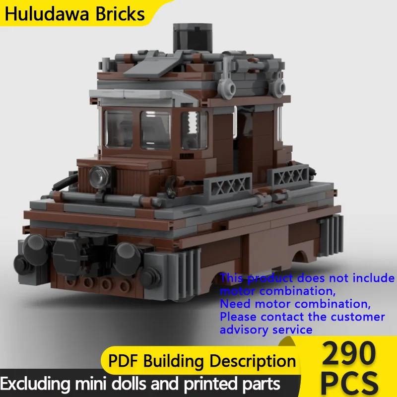 

City Car Model MOC Building Bricks Old-Fashioned Steam Train Modular Technology Children Holiday Gifts Assemble Toys Suit