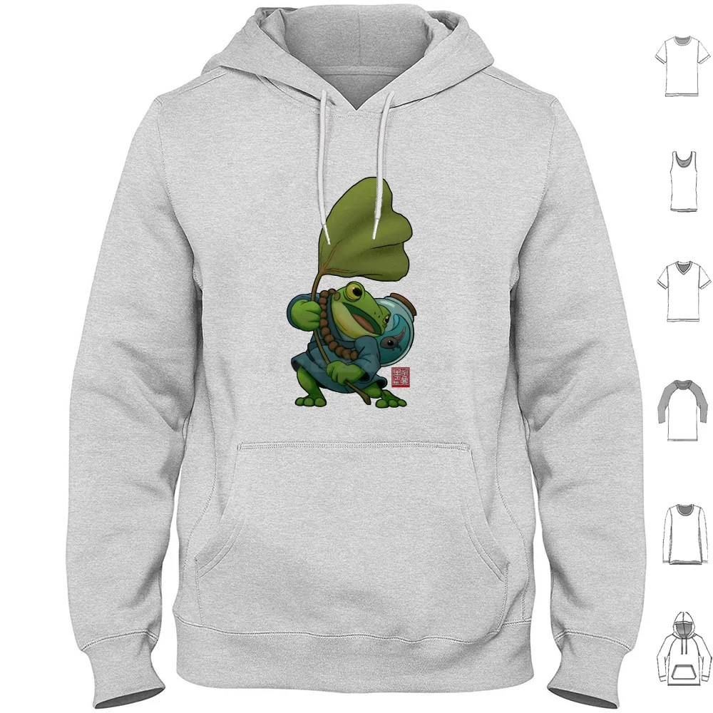 A Frog And His Son Windy Day Hoodies Long Sleeve Dinghuart Dinghu Ding Hu Frog And Son Frog Son Book Cute Asian