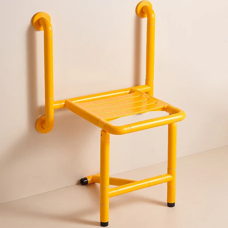 The elderly bathroom chair folding seat pregnant women elderly bath stool special chair safety non-slip armrest bath chair
