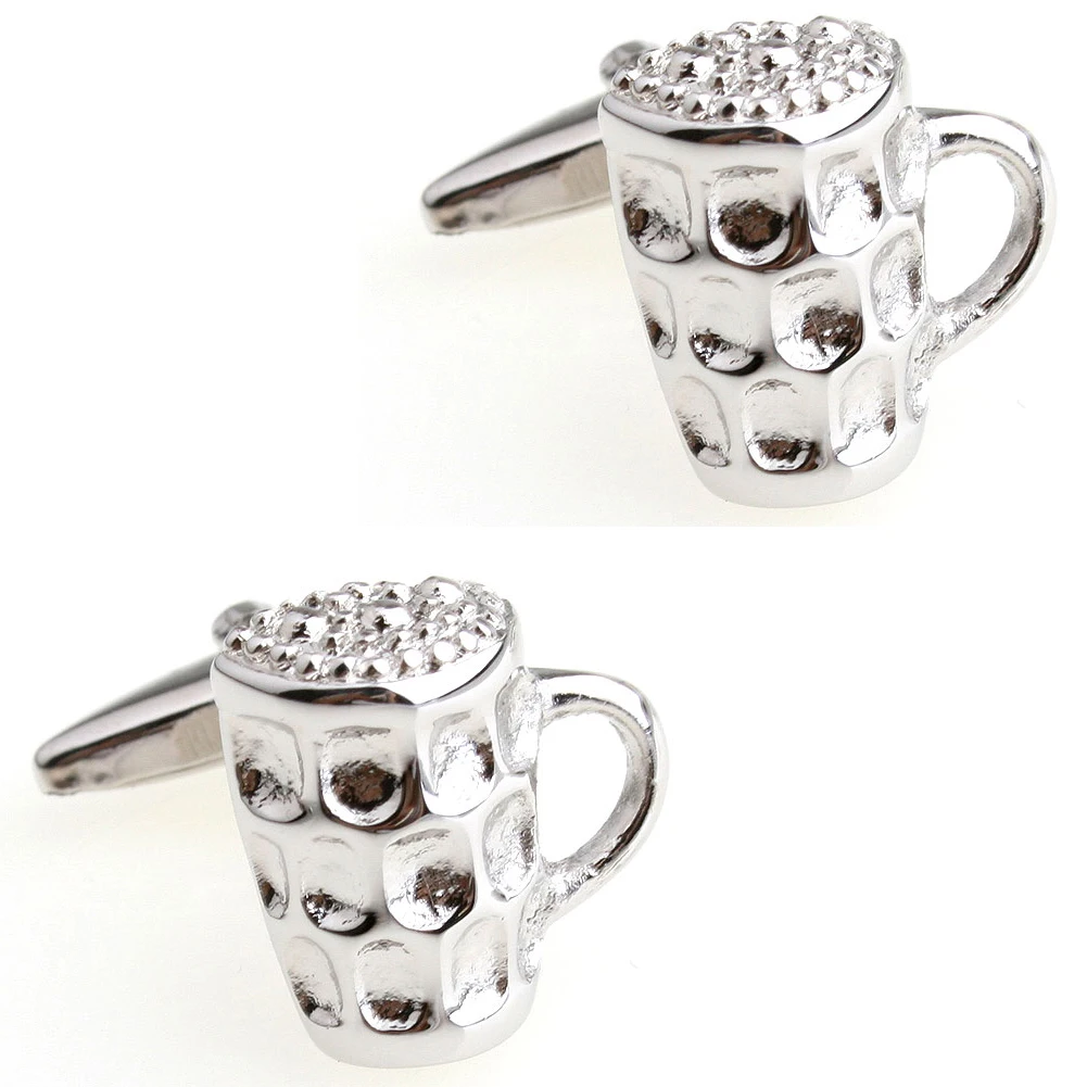 4 Styles TZG Stainless Steel Cufflinks Mens Cuff Links Puzzle 1 Pair