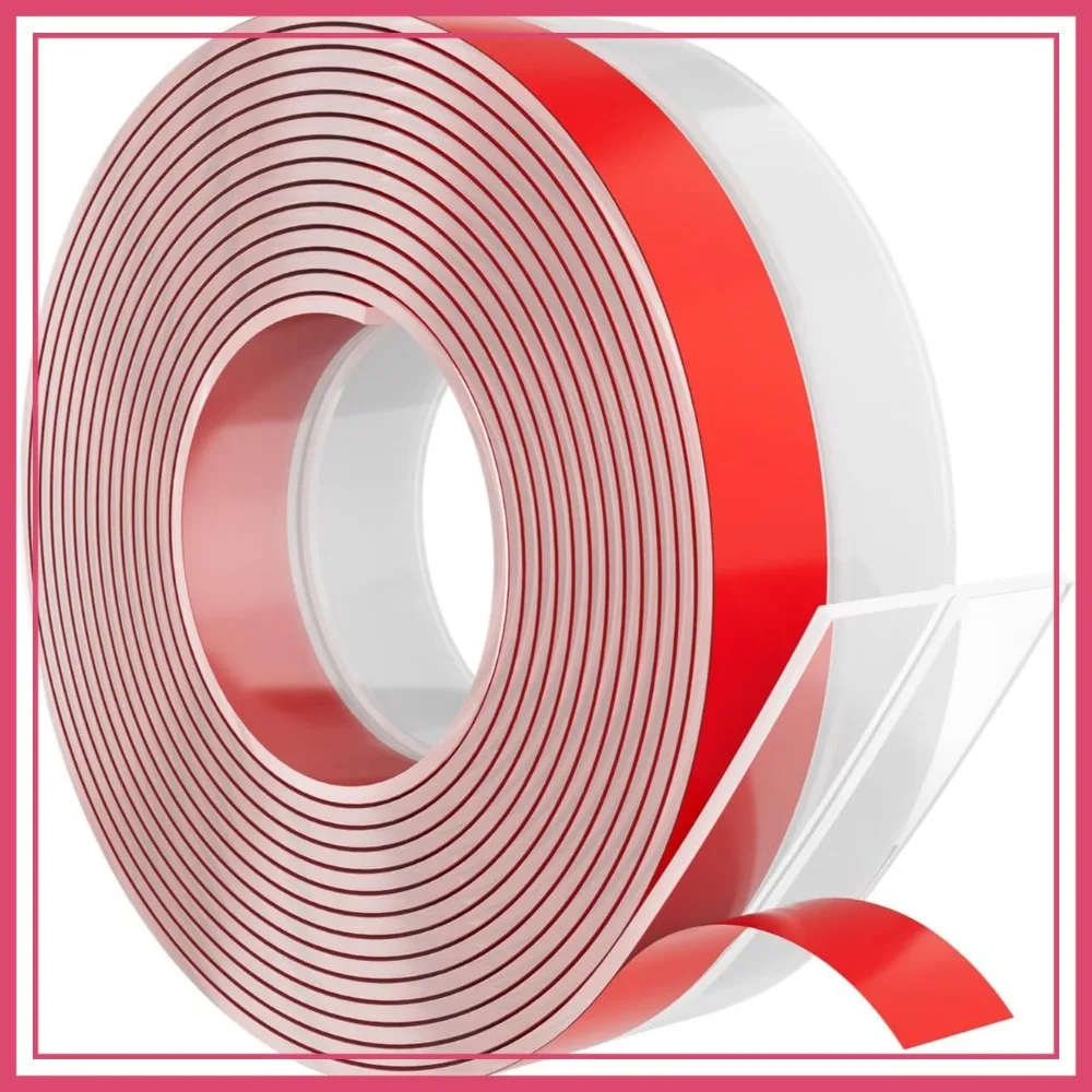

20 ft x 1 in Silicone Gap Seal Strip for Doors & Windows, Clear Draft Stopper for House & Shower Doors