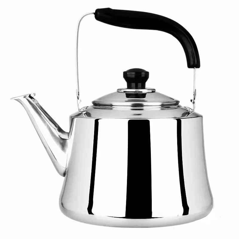 Stainless Steel Teapot Large Capacity Kettle Heating Camping Gas Stove Suitable for Home Camping Indoor and Outdoor Offices