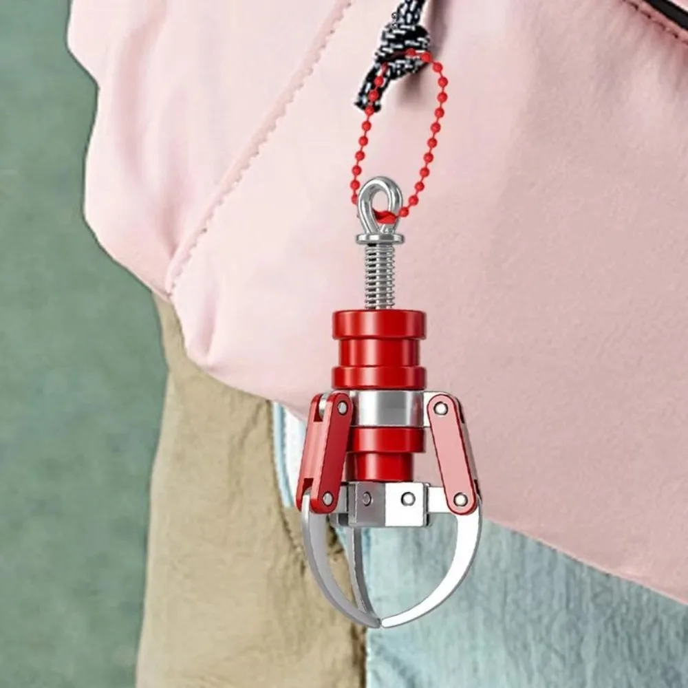 

New Simulated Doll Machine Grab-clip keychain Mini Plastics Grabber Keyring Pendant Color Claw Keychain Bag Pendant Accessories