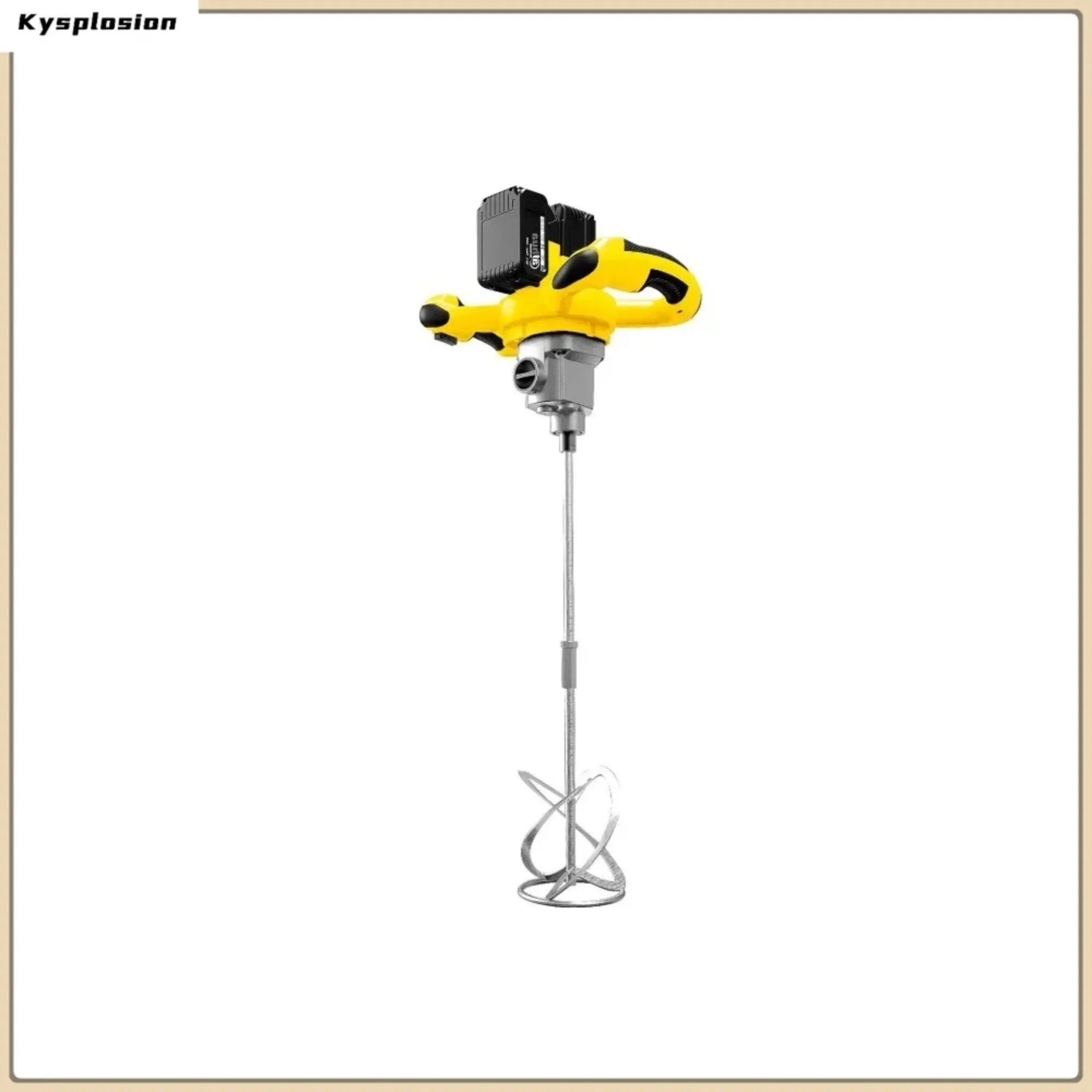 Cordless Handheld Ice Auger Drill Power Tool For Dewalt 20V Battery 6-Speeds Electric Concrete Mixer