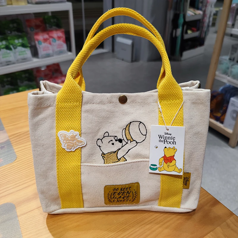 Imagem -04 - Disney Chip Dale Winnie Pooh Anime Bolsas de Ombro Bolsa dos Desenhos Animados Bolsa Mensageiro Ocasional Presente da Menina