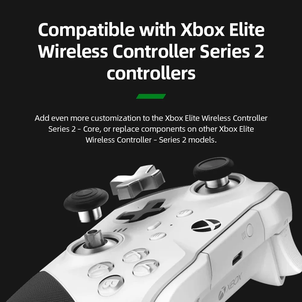 مايكروسوفت إكس بوكس النخبة وحدة تحكم لاسلكية سلسلة 2 الأساسية الأبيض مكون حزمة