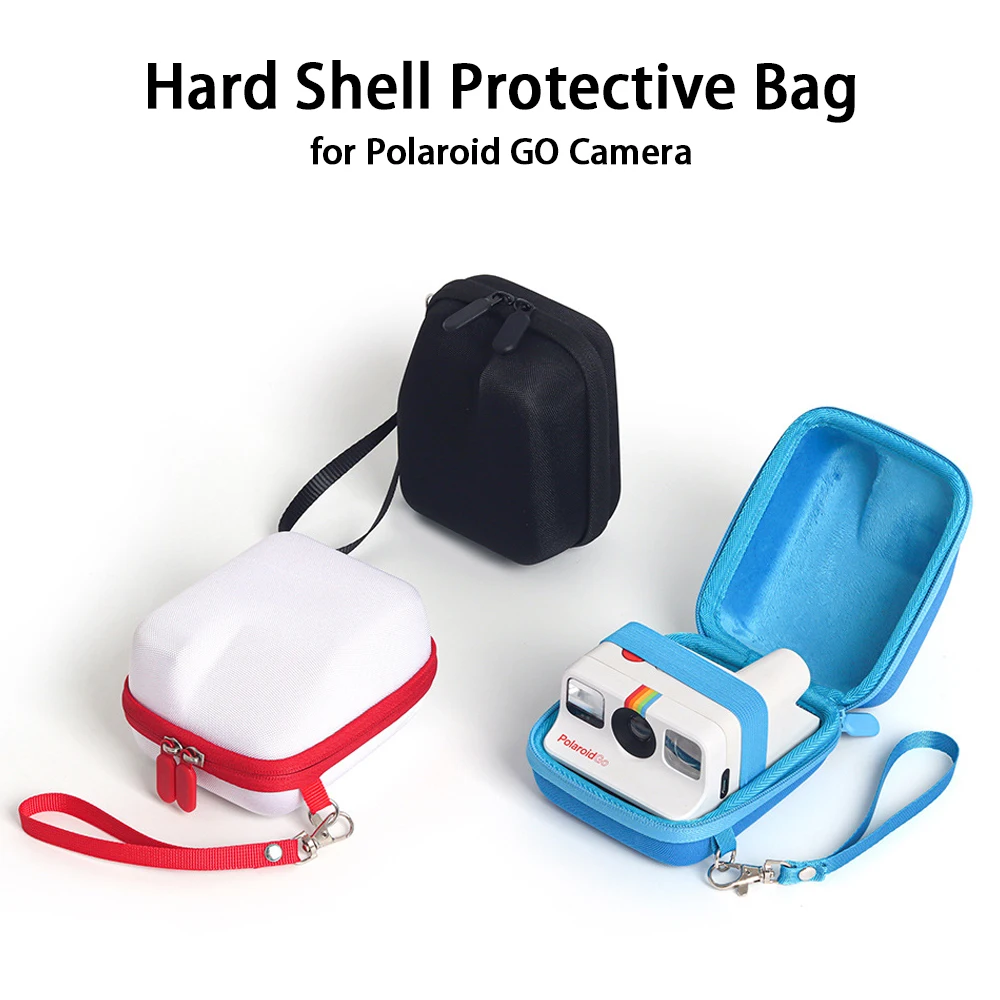 Shockproof EVA Hard Camera Case For Polaroid GO Instant Camera Anti Scratch Protective Storage Travel Bag With Shoulder Strap
