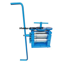 Extended Handle Combination Jewelry Press Tabletting Tool Manual Rolling Mill Machine Metal Sheet Wire Jewelry Tools Equipment