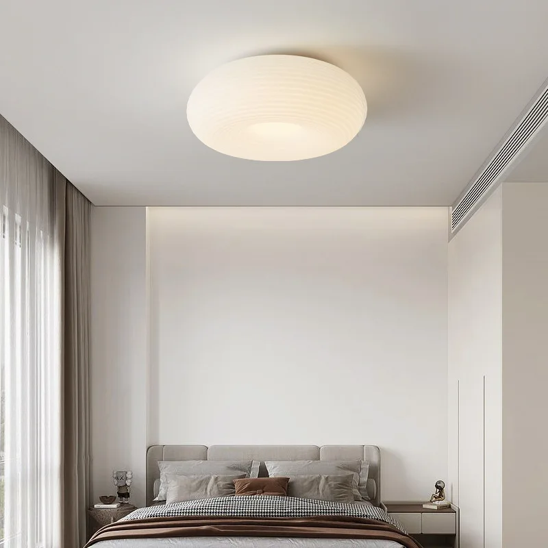 Eye friendly modern LED ceiling lamp all copper bedroom light children's room cream style creative pumpkin cloud lights