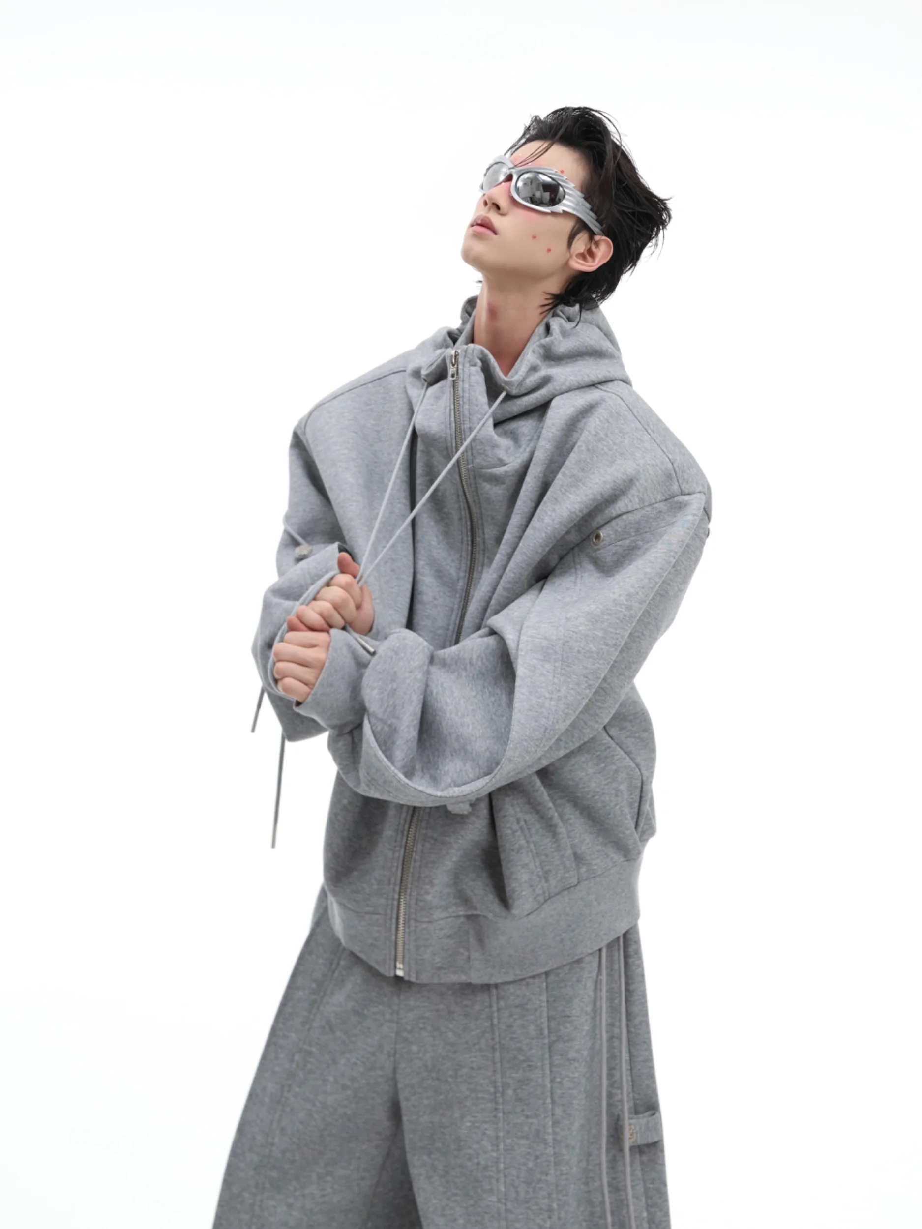 

Оригинальный 3D-деконструированный худи ArguE с капюшоном и шнурком, повседневный свободный свитшот, плотный, премиум-класса, для отдыха и досуга