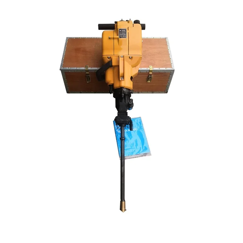 

Holding Gasoline Rock Drill Mining Rock Drilling Air Drill Concrete Road Breaker