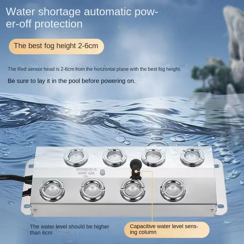 

300/400W Fog Generator 304 Stainless Steel Industrial Humidifier Disinfection Machine Garden Rockery Landscape Atomizer
