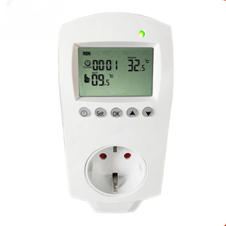 Smart outlet thermostat Easy to operate underfloor heating thermostat for all outlets