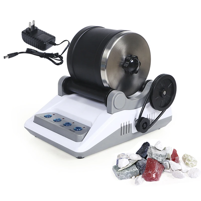 

110/220V Rock Tumbler Polisher Kit DIY Gem Polishing Machine Kids Adults Electric Rock Tumbler Toy Rock Grinder Kit