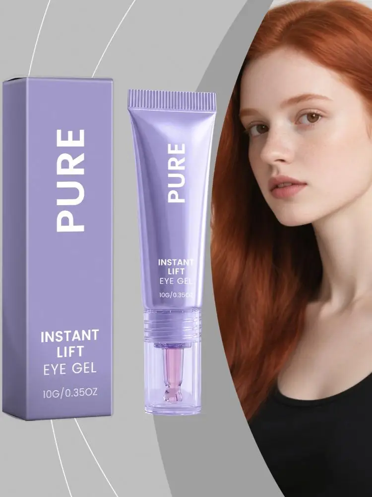 Pure Skin Care Instant Lift Plumping Eye Gel,Collagen Peptide Hydrating Lift Firming Eye Tightening Wrinkles Care Serum Cream